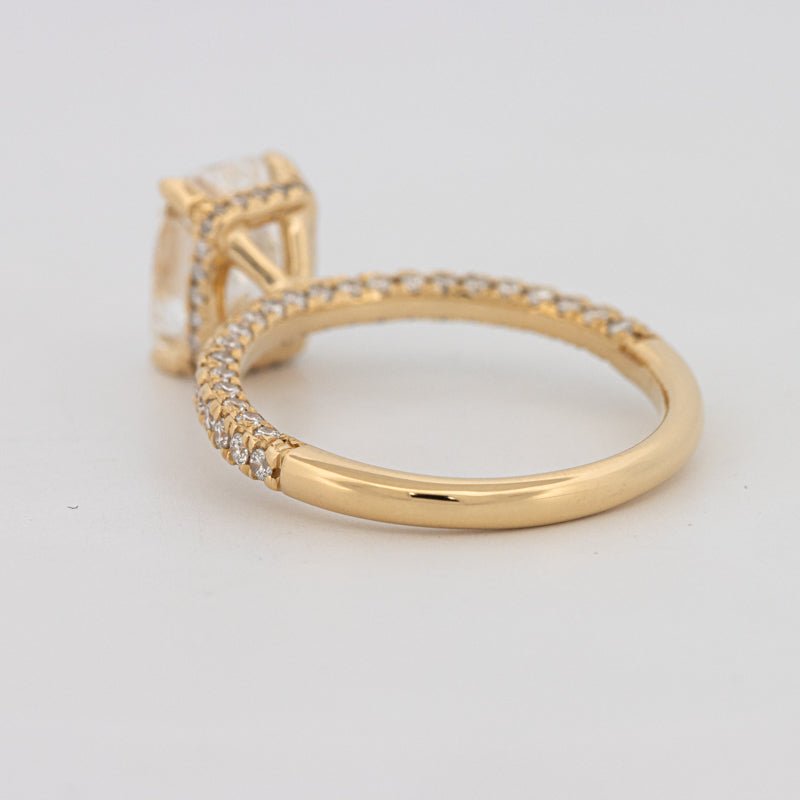 2 CT Cushion Cut Under - Halo Full Pavé Solitaire (LG) - ZIZOV DIAMONDS