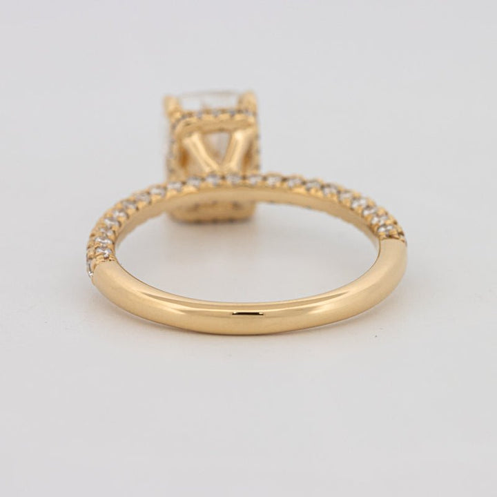 2 CT Cushion Cut Under - Halo Full Pavé Solitaire (LG) - ZIZOV DIAMONDS