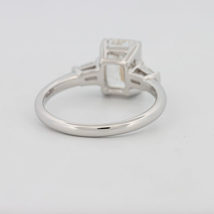 2 CT Emerald Cut Trilogy Solitaire (LG) - ZIZOV DIAMONDS