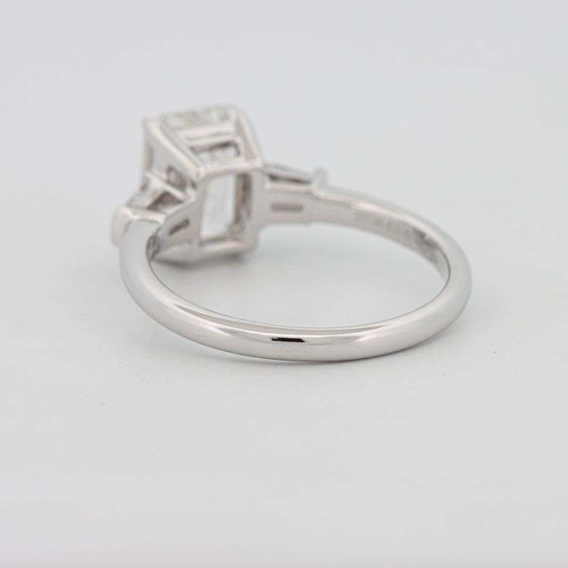 2 CT Emerald Cut Trilogy Solitaire (LG) - ZIZOV DIAMONDS