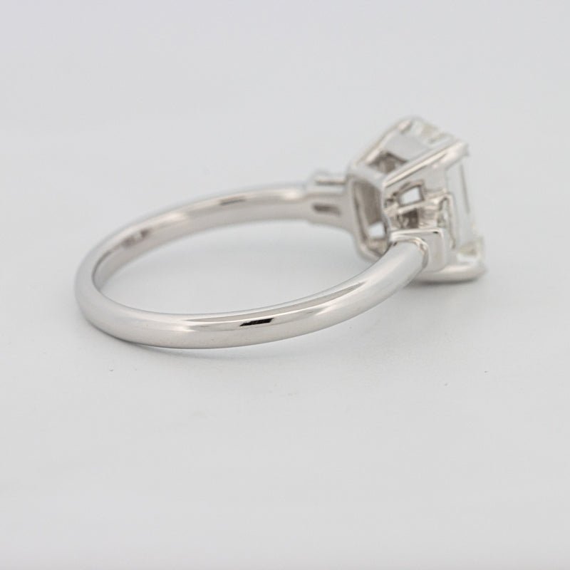 2 CT Emerald Cut Trilogy Solitaire (LG) - ZIZOV DIAMONDS