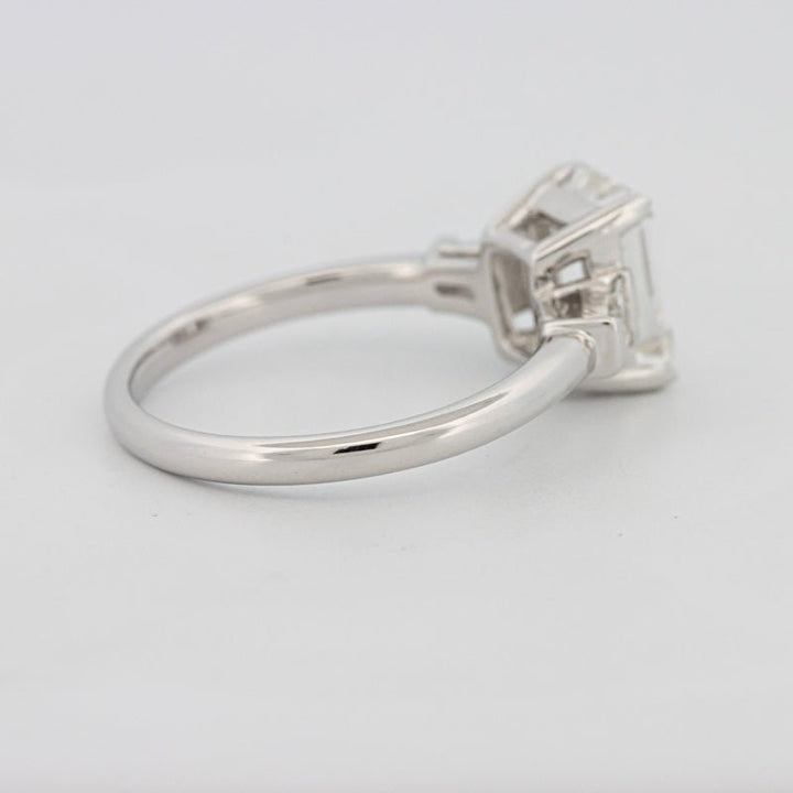 2 CT Emerald Cut Trilogy Solitaire (LG) - ZIZOV DIAMONDS