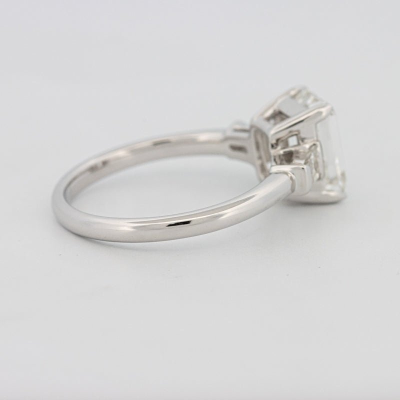 2 CT Emerald Cut Trilogy Solitaire (LG) - ZIZOV DIAMONDS