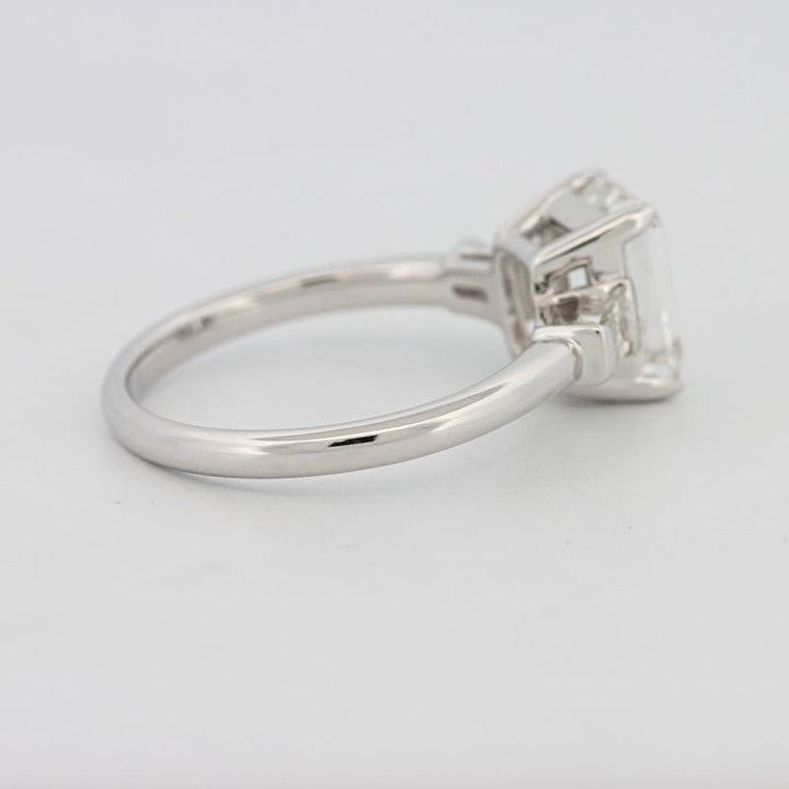 2 CT Emerald Cut Trilogy Solitaire (LG) - ZIZOV DIAMONDS