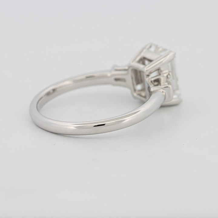 2 CT Emerald Cut Trilogy Solitaire (LG) - ZIZOV DIAMONDS