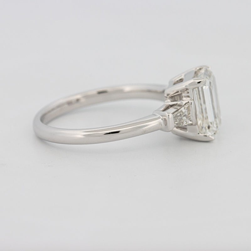 2 CT Emerald Cut Trilogy Solitaire (LG) - ZIZOV DIAMONDS
