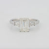 2 CT Emerald Cut Trilogy Solitaire (LG) - ZIZOV DIAMONDS