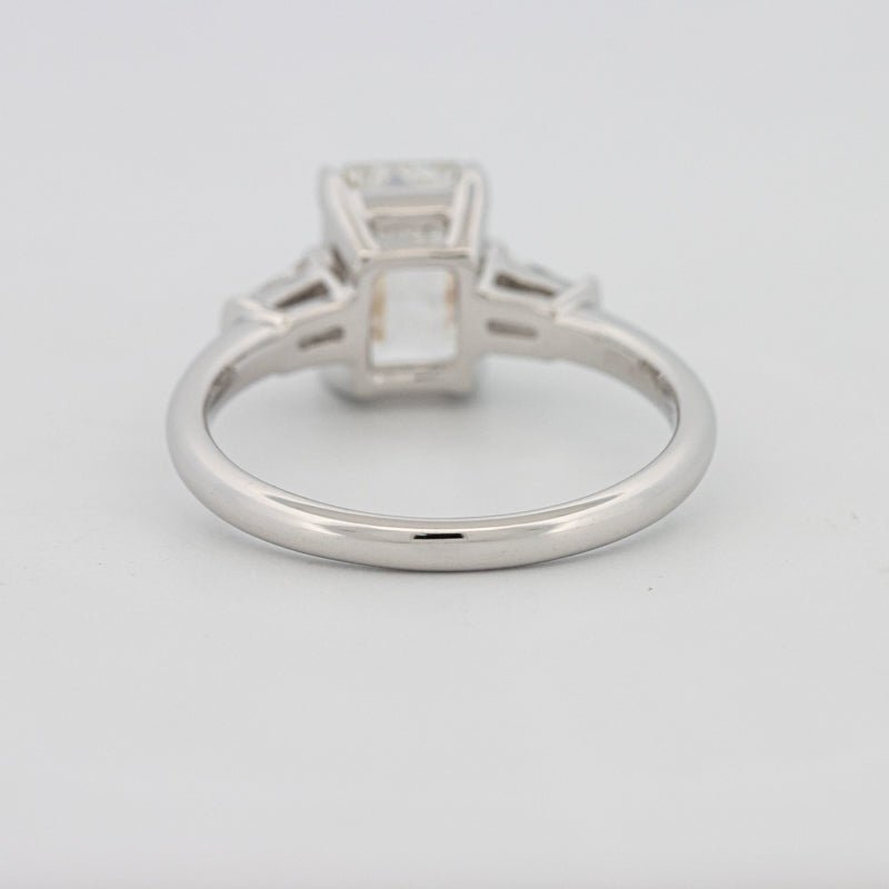 2 CT Emerald Cut Trilogy Solitaire (LG) - ZIZOV DIAMONDS