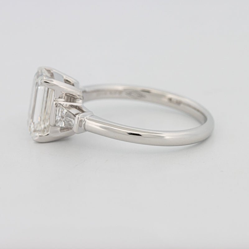 2 CT Emerald Cut Trilogy Solitaire (LG) - ZIZOV DIAMONDS