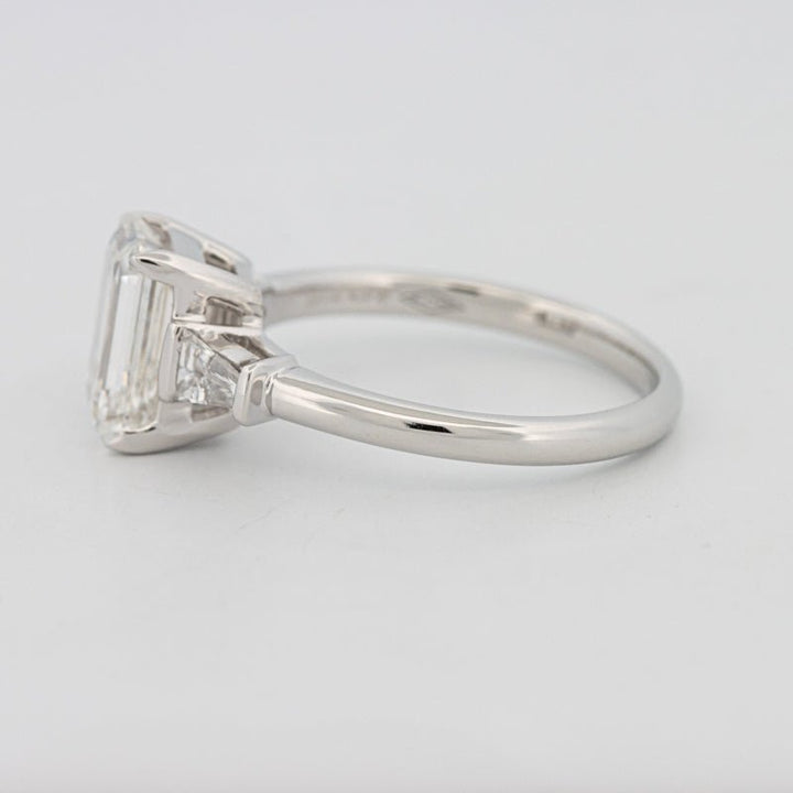 2 CT Emerald Cut Trilogy Solitaire (LG) - ZIZOV DIAMONDS
