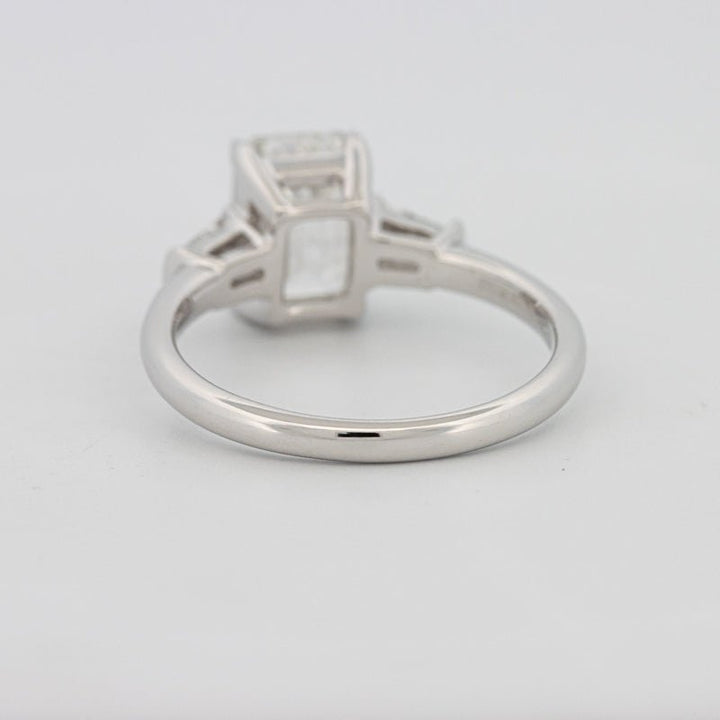 2 CT Emerald Cut Trilogy Solitaire (LG) - ZIZOV DIAMONDS