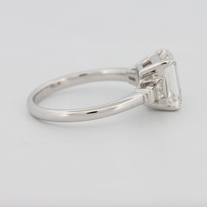 2 CT Emerald Cut Trilogy Solitaire (LG) - ZIZOV DIAMONDS