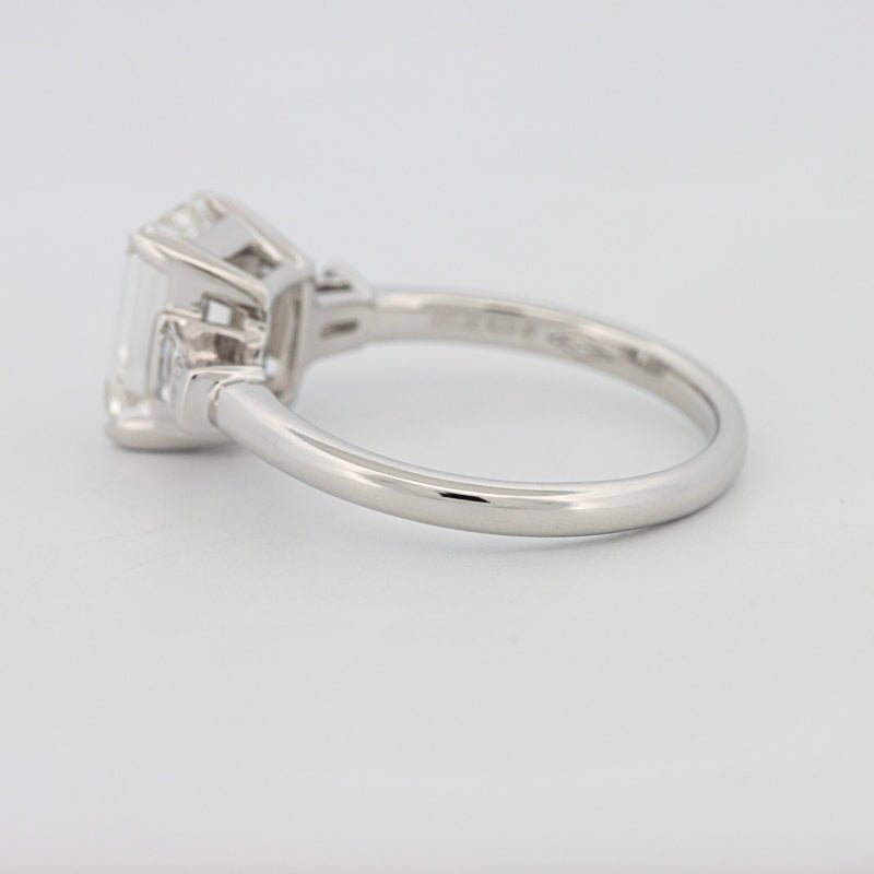 2 CT Emerald Cut Trilogy Solitaire (LG) - ZIZOV DIAMONDS