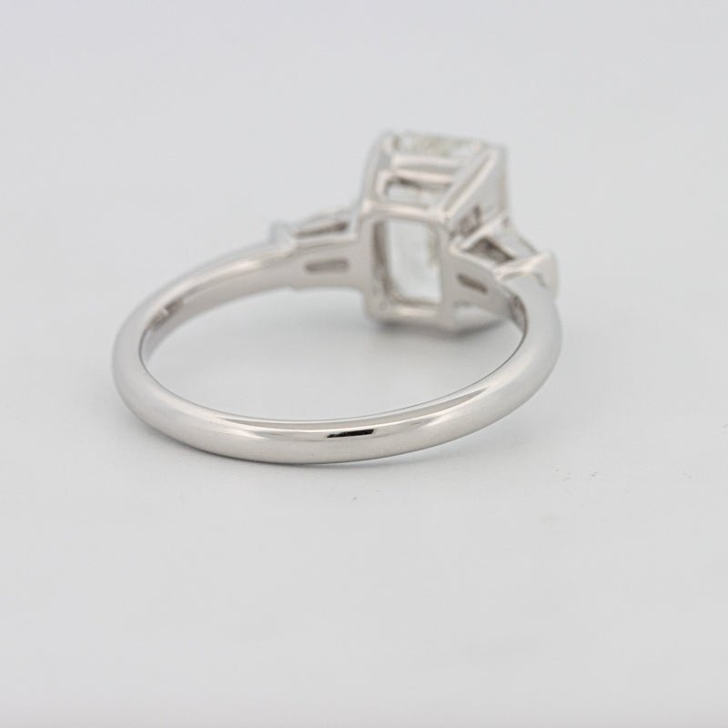 2 CT Emerald Cut Trilogy Solitaire (LG) - ZIZOV DIAMONDS