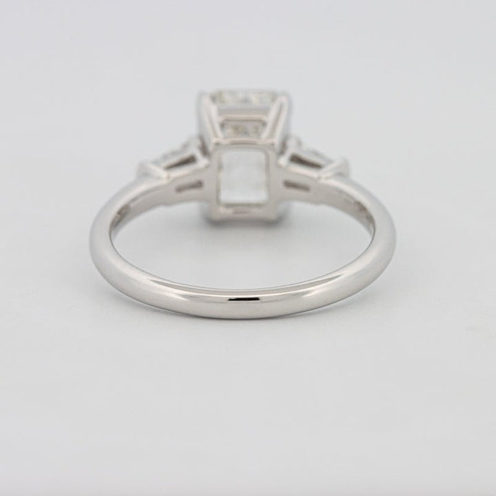 2 CT Emerald Cut Trilogy Solitaire (LG) - ZIZOV DIAMONDS