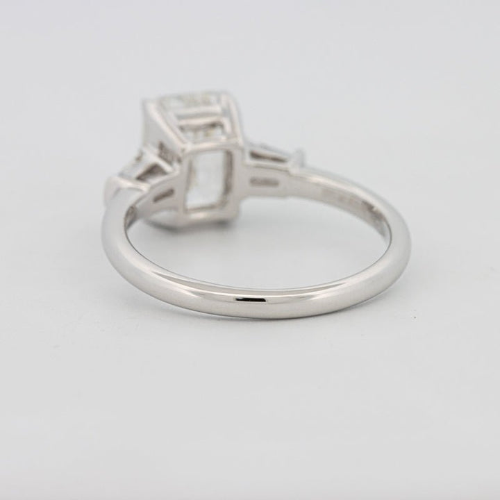 2 CT Emerald Cut Trilogy Solitaire (LG) - ZIZOV DIAMONDS