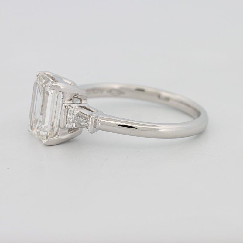 2 CT Emerald Cut Trilogy Solitaire (LG) - ZIZOV DIAMONDS