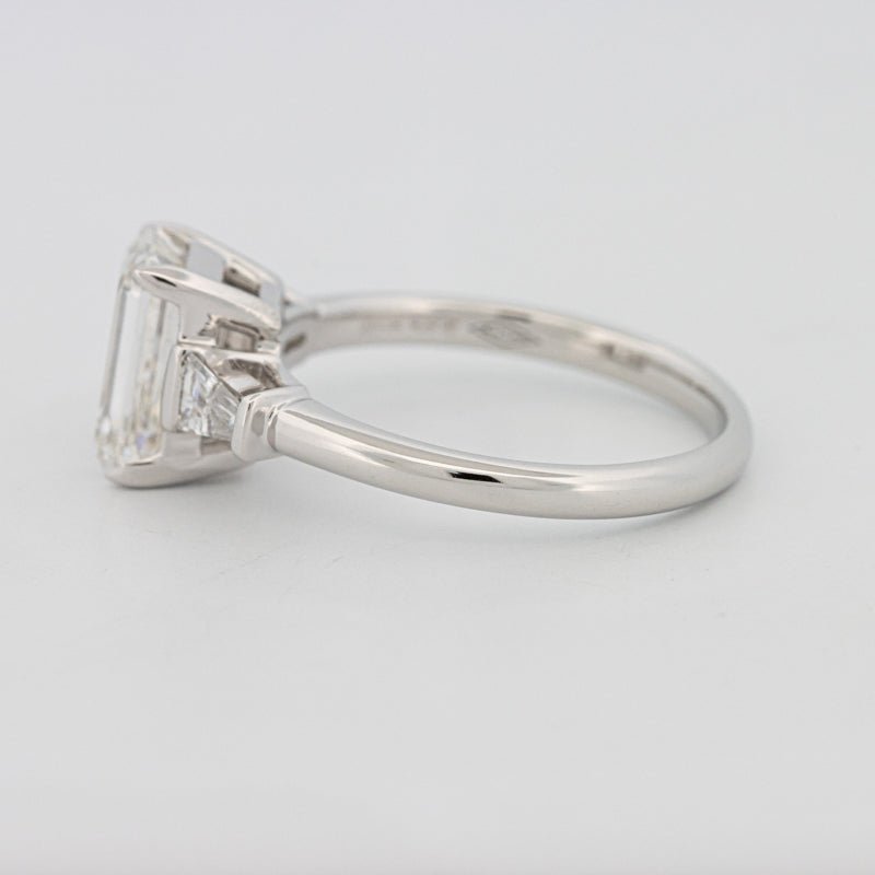 2 CT Emerald Cut Trilogy Solitaire (LG) - ZIZOV DIAMONDS
