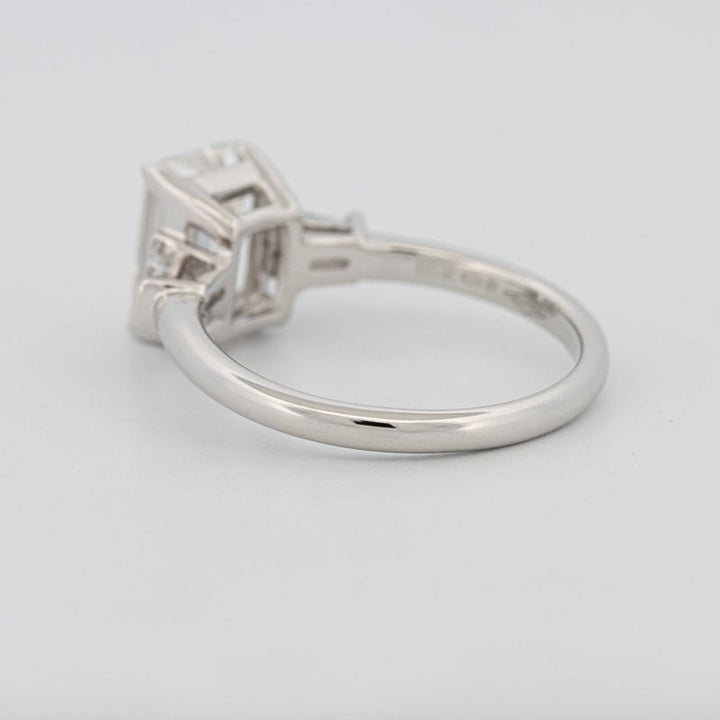 2 CT Emerald Cut Trilogy Solitaire (LG) - ZIZOV DIAMONDS