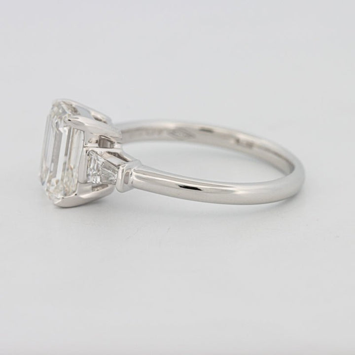 2 CT Emerald Cut Trilogy Solitaire (LG) - ZIZOV DIAMONDS