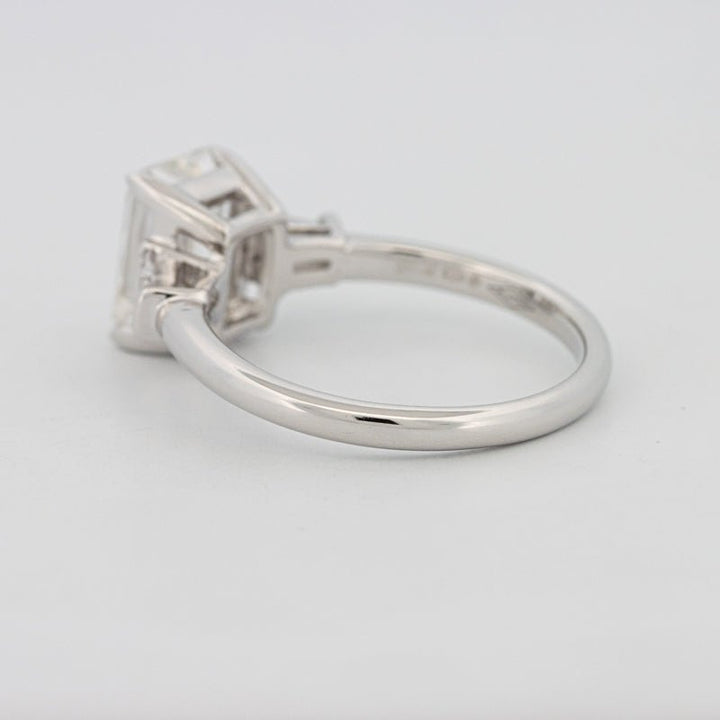 2 CT Emerald Cut Trilogy Solitaire (LG) - ZIZOV DIAMONDS