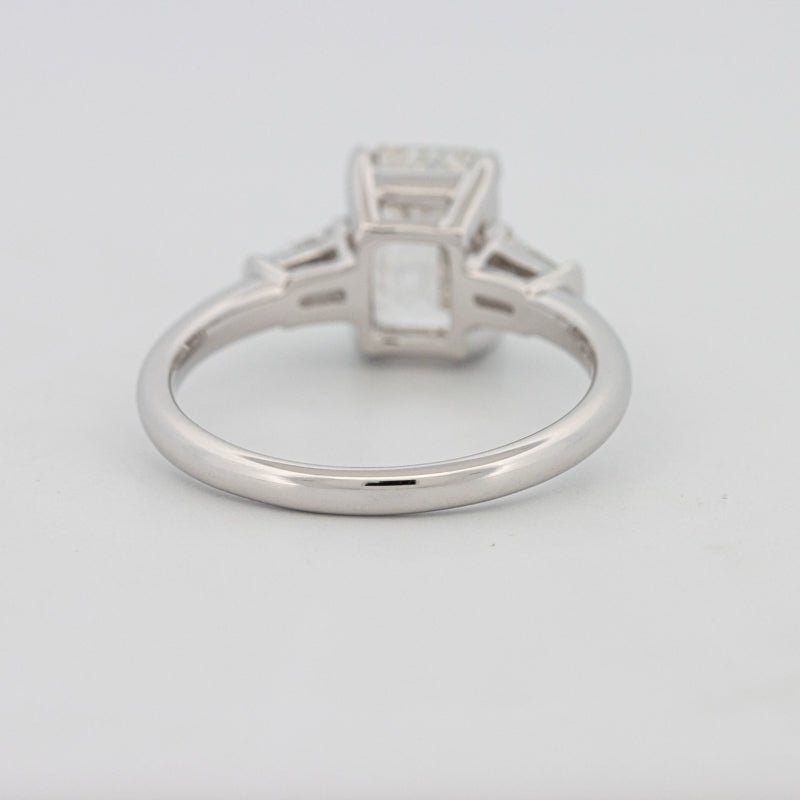 2 CT Emerald Cut Trilogy Solitaire (LG) - ZIZOV DIAMONDS