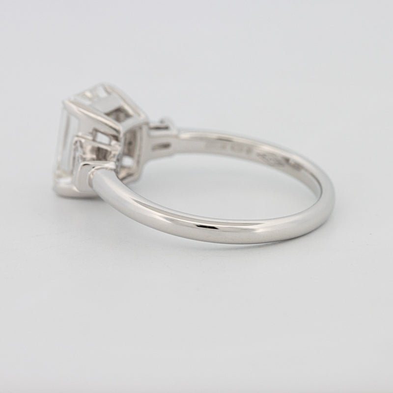 2 CT Emerald Cut Trilogy Solitaire (LG) - ZIZOV DIAMONDS