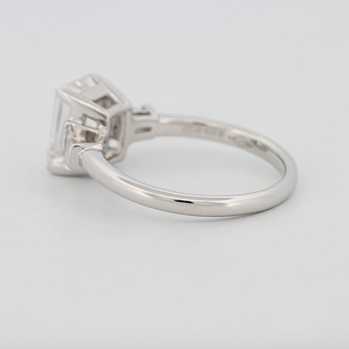 2 CT Emerald Cut Trilogy Solitaire (LG) - ZIZOV DIAMONDS