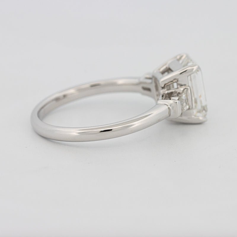 2 CT Emerald Cut Trilogy Solitaire (LG) - ZIZOV DIAMONDS