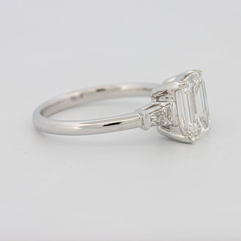 2 CT Emerald Cut Trilogy Solitaire (LG) - ZIZOV DIAMONDS
