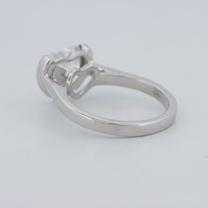 2 CT Heart - Shape Pinky Ring (LG) - ZIZOV DIAMONDS