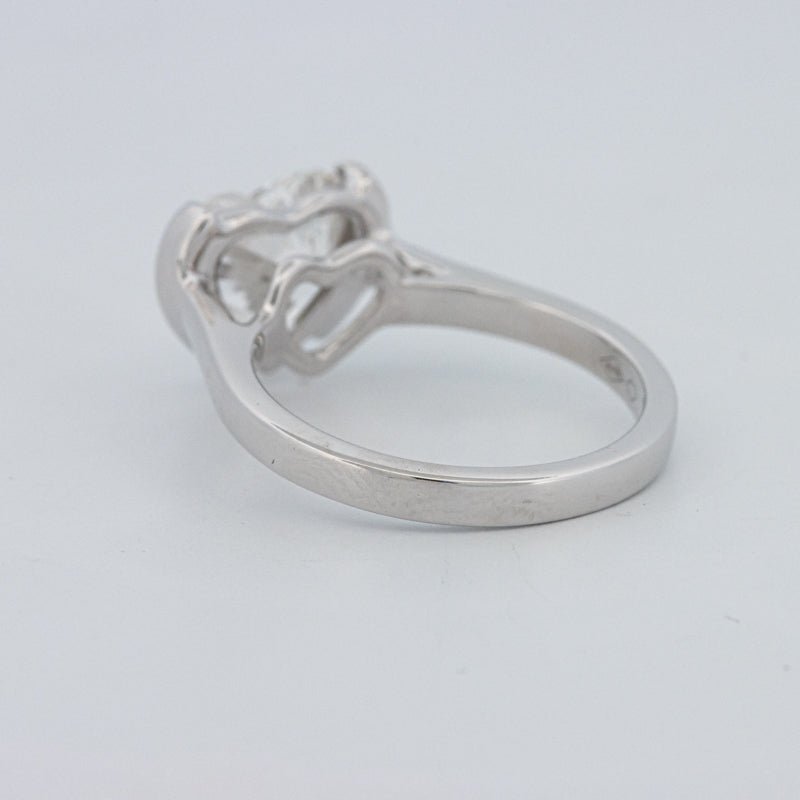 2 CT Heart - Shape Pinky Ring (LG) - ZIZOV DIAMONDS