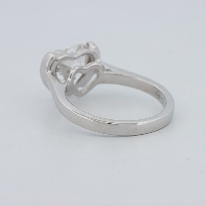 2 CT Heart - Shape Pinky Ring (LG) - ZIZOV DIAMONDS