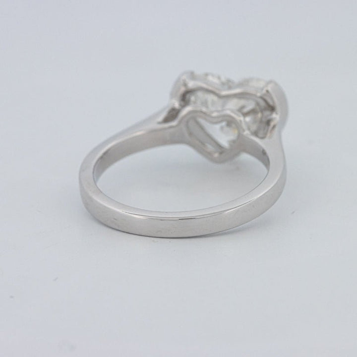 2 CT Heart - Shape Pinky Ring (LG) - ZIZOV DIAMONDS