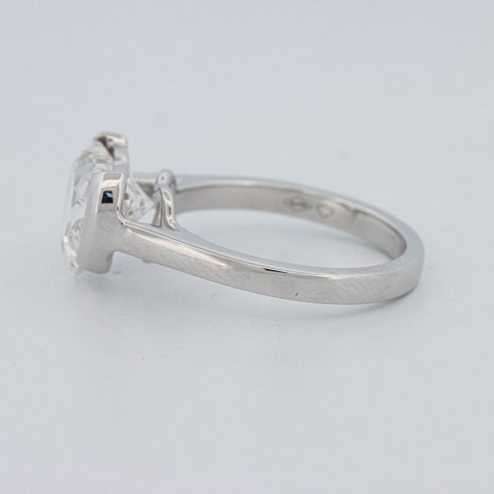 2 CT Heart - Shape Pinky Ring (LG) - ZIZOV DIAMONDS