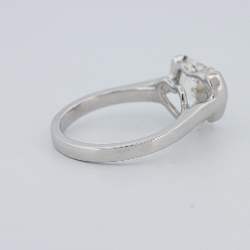 2 CT Heart - Shape Pinky Ring (LG) - ZIZOV DIAMONDS