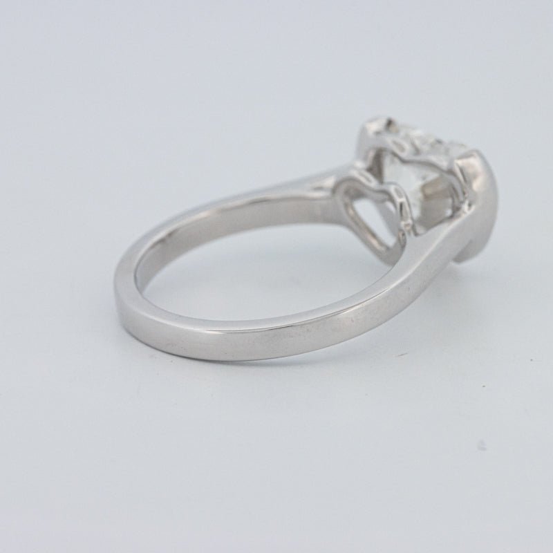 2 CT Heart - Shape Pinky Ring (LG) - ZIZOV DIAMONDS