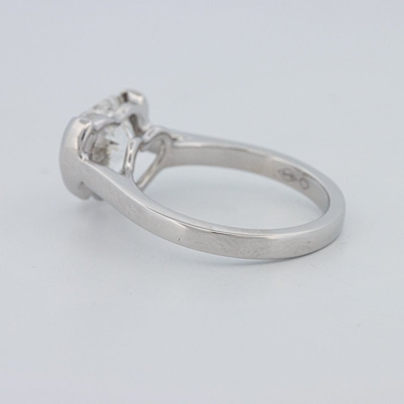 2 CT Heart - Shape Pinky Ring (LG) - ZIZOV DIAMONDS