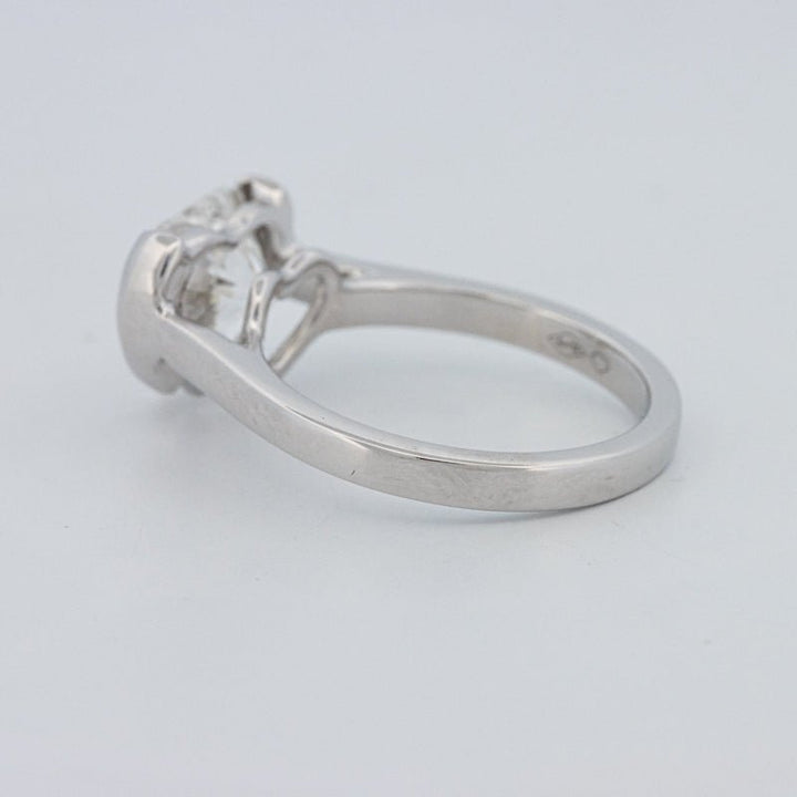 2 CT Heart - Shape Pinky Ring (LG) - ZIZOV DIAMONDS