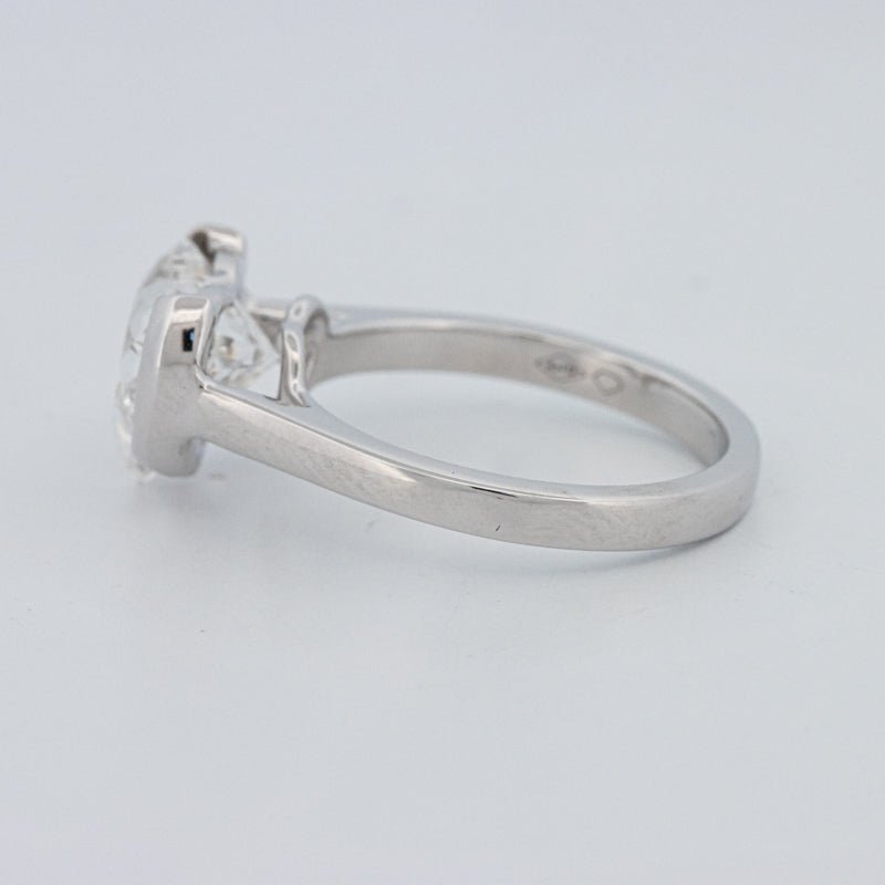 2 CT Heart - Shape Pinky Ring (LG) - ZIZOV DIAMONDS