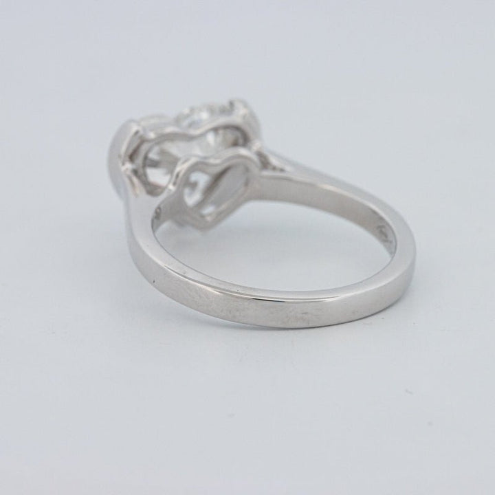 2 CT Heart - Shape Pinky Ring (LG) - ZIZOV DIAMONDS