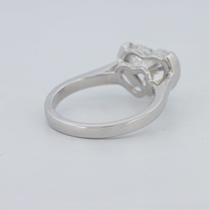 2 CT Heart - Shape Pinky Ring (LG) - ZIZOV DIAMONDS