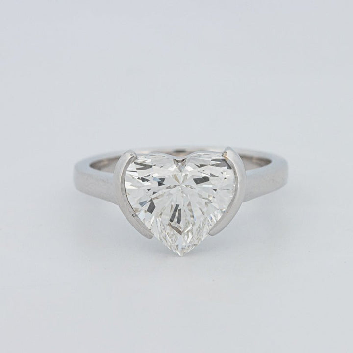 2 CT Heart - Shape Pinky Ring (LG) - ZIZOV DIAMONDS