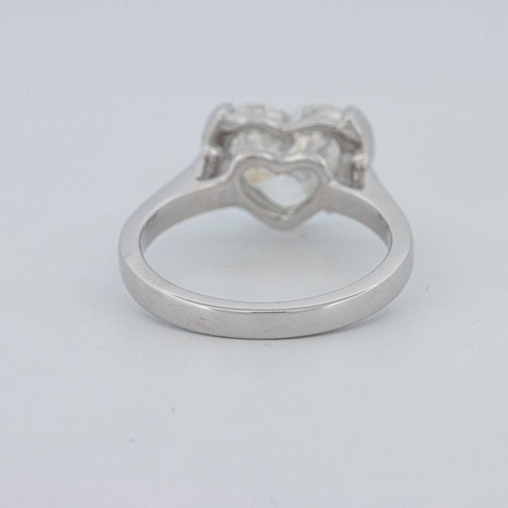 2 CT Heart - Shape Pinky Ring (LG) - ZIZOV DIAMONDS