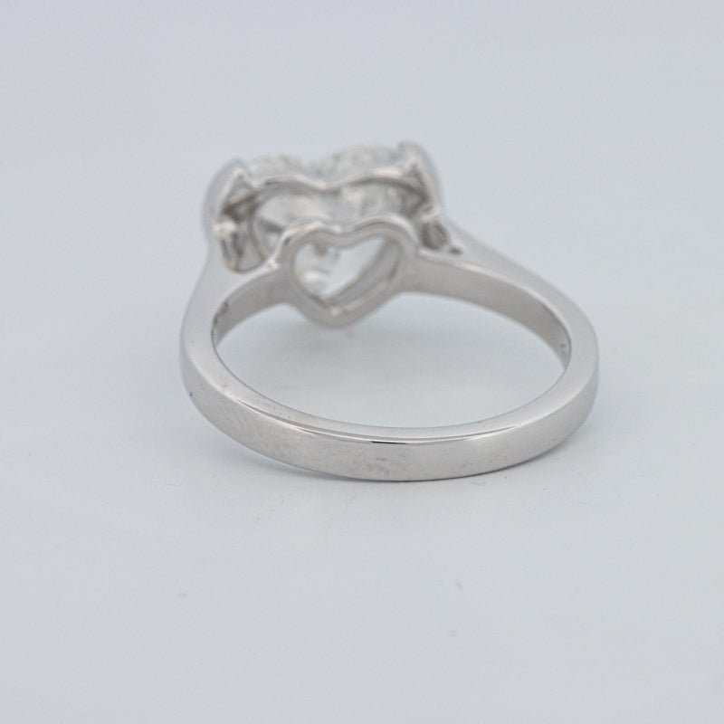 2 CT Heart - Shape Pinky Ring (LG) - ZIZOV DIAMONDS