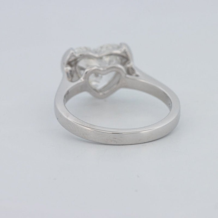 2 CT Heart - Shape Pinky Ring (LG) - ZIZOV DIAMONDS