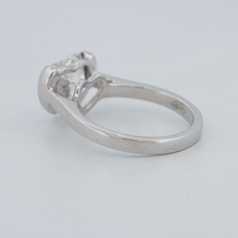 2 CT Heart - Shape Pinky Ring (LG) - ZIZOV DIAMONDS