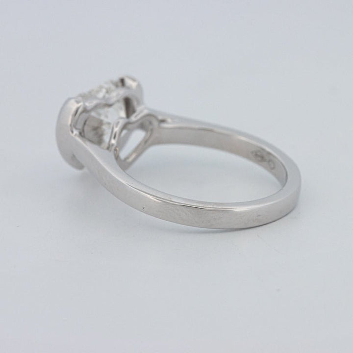 2 CT Heart - Shape Pinky Ring (LG) - ZIZOV DIAMONDS