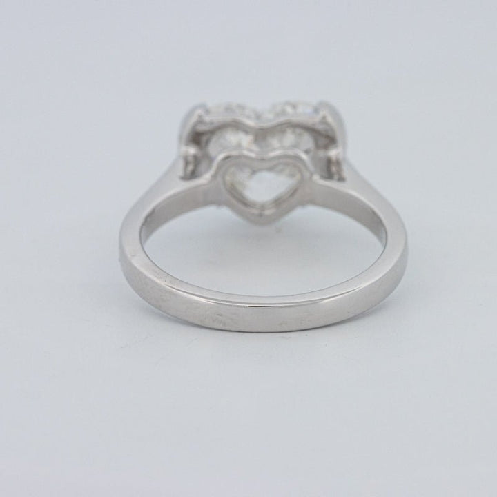 2 CT Heart - Shape Pinky Ring (LG) - ZIZOV DIAMONDS