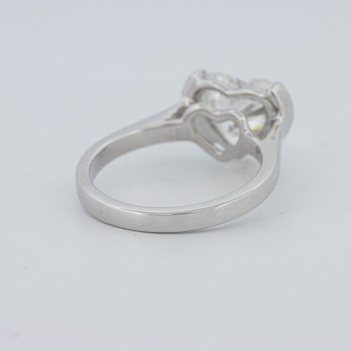 2 CT Heart - Shape Pinky Ring (LG) - ZIZOV DIAMONDS